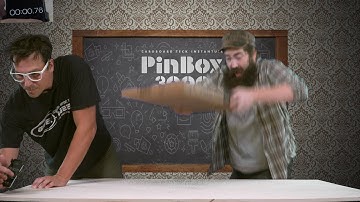 IMPOSSIBLY fast PinBox 3000 cardboard pinball machine Build Video!