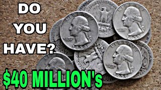 DO YOU HAVE THESE TOP 50 ULTRA SILVER QUARTER RARE WASHINGTON QUARTER WORTH OVER $5 millions