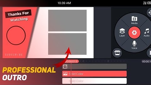 Outro In Kinemaster || End Screen Animation In Kinemaster