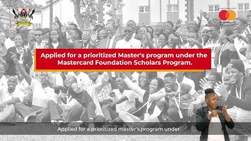 Mastercard Foundation Scholars Program Graduate Advert for the Academic year 2025 / 2026.