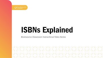 ISBNs Explained