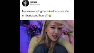 blackpink vines cuz rosé didnt clown us after all and were getting a mv for gone