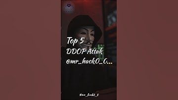 Top 5 DDOS Attack tools #cybersecurity #hacker #tech #hack #tecnology #anonymous #cyber #cyberattack