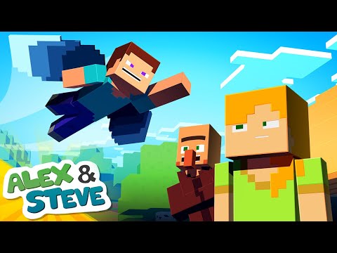 ✈️-how-to-fly,-steve-style!!-|-the-minecraft-life-of-alex-and-steve-|-minecraft-animation