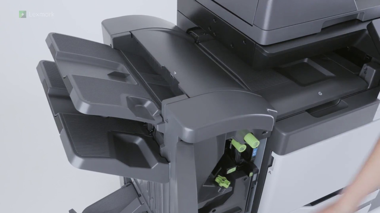 CX920 Series—Paper jam in the booklet finisher