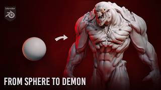 I Sculpted the Hell Knight from DOOM in Blender