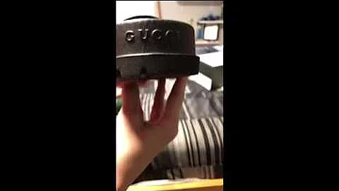 Gucci Web Slide Sandal Unboxing & Rewiew