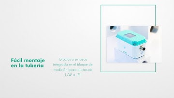 VA 525 - Caudalímetro para aire comprimido - Flujómetro sin necesidad de tramo de entrada