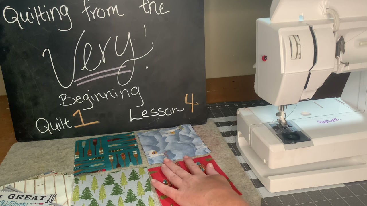 Sewing Squares into 4-Patch Blocks Q1L4