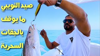 صيد النويبي ما يوقف بالجقات السحرية || Non-stop Noebi Fishing By magical  Jigs