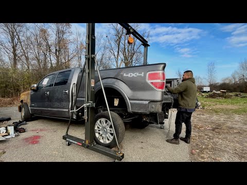 09 14 Ford F150 Bed Removal Detailed
