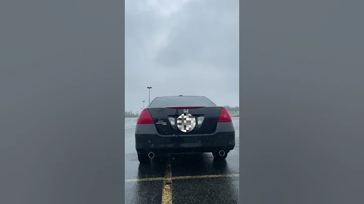 V6 3.0 VETC Honda Accord Muffler Delete - Start up and Rev - #shorts #foryou #accord #moments