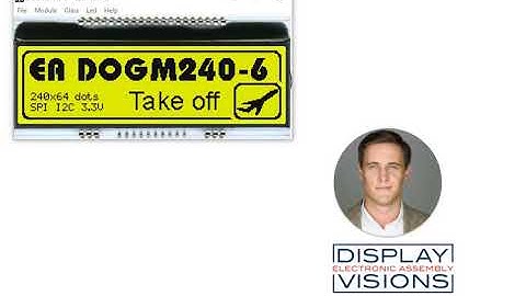 LCD Display Simulator "startdog.exe" for EA 9780-4USB DOG Displays