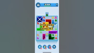 Drop away level 163 #walkthrough #puzzle #gameplay #dropaway #level163