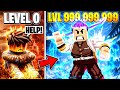 Lvl 1 to lvl 9999 max  fire tycoon god in roblox