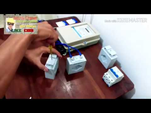 CARA MEMASANG KWH METER 3 PHASE MENGGUNAKAN CT - YouTube