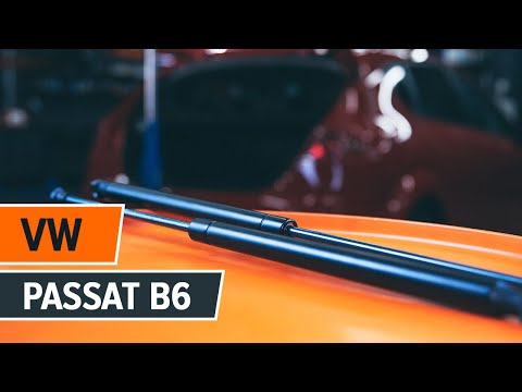 How to change bonnet struts VW Passat