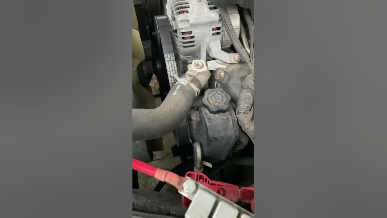 Checking power steering fluid - YouTube