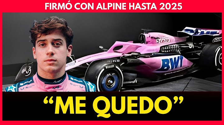 COLAPINTO CONFIRMA: ¡SE QUEDA EN ALPINE HASTA 2025!