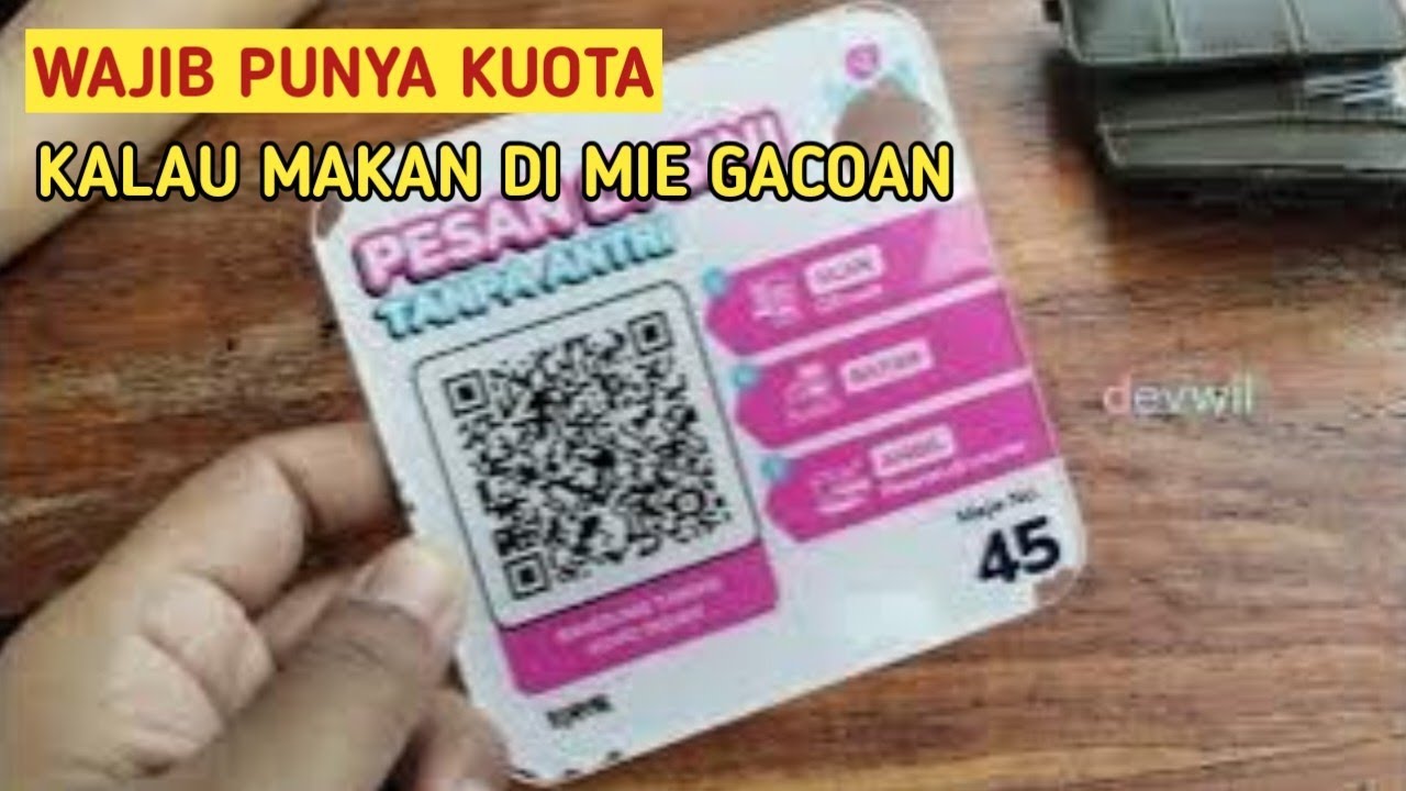 DI MIE GACOAN UDAH GAK BISA PESAN MANUAL DI KASIR | CARA SCAN BARCODE ...