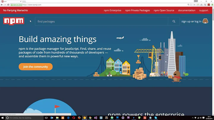 Node JS Tutorial for Beginners #20 - The Node Package Manager