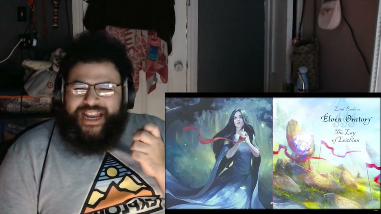 Реакция иностранца на Lind Erebros  Elven Oratory III The Lay of Leithian08   Finrodand Sauron