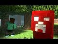 Red creeper collab entry minecraft animation