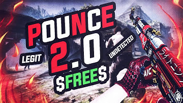 POUNCE.CC 2.0 - BEST CS:GO LEGIT / RAGE CHEAT! (Visuals, Legit, Backtracking) + Download