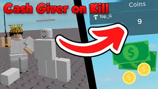 How to Make a Cash Giver When You Kill a Player in ROBLOX Studio | ROBLOX Studio Tutorial