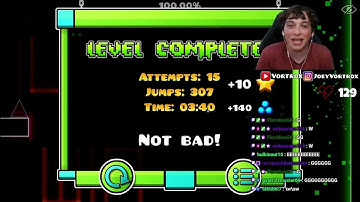 Vortrox finally beats  quantum processing! (Geometry dash)