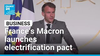 Macron announces big investments at France's 'electrification team' meeting • FRANCE 24 English