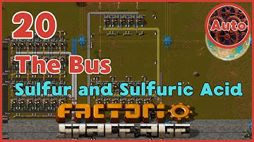 Sulfur and Sulfuric Acid Setup | Factorio Space Age New Player Guide | #20
