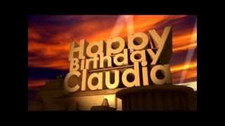 Happy Birthday Claudia