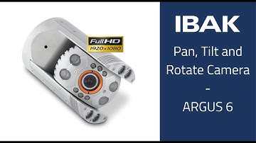 Rotate, pan and tilt camera for use in main sewer from DN 200 - ARGUS 6 | #IBAK