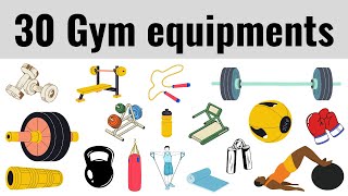 Gym equipments - English vocabulary