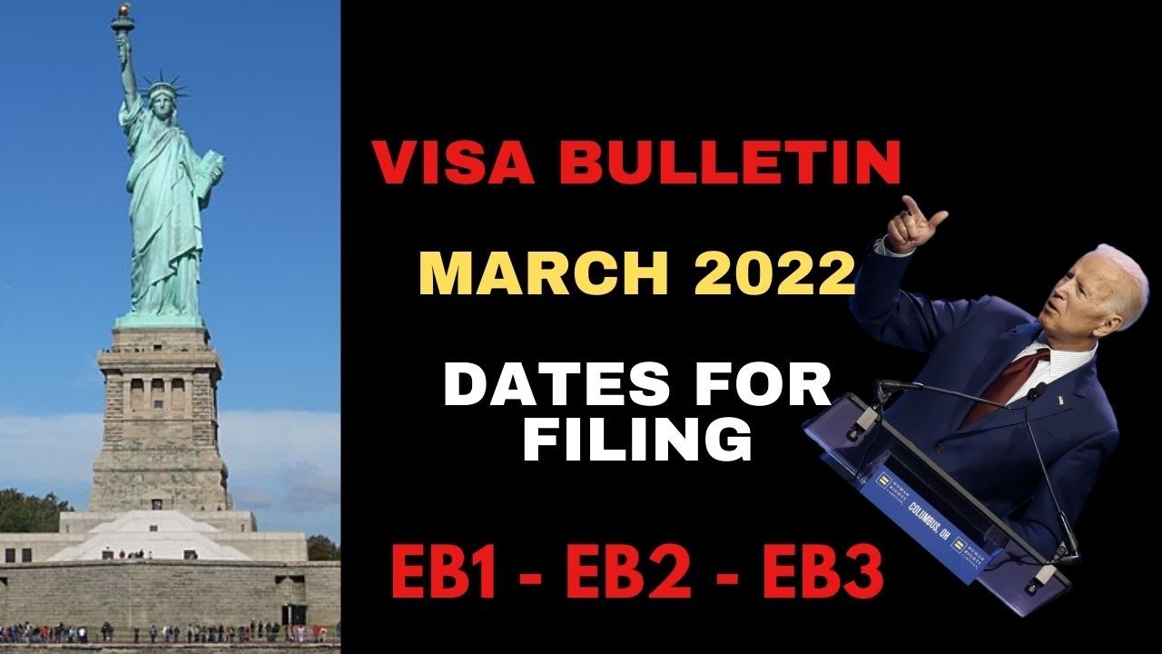 March 2022 Visa Bulletin EB1 EB2 EB3 India Filing Priority Dates