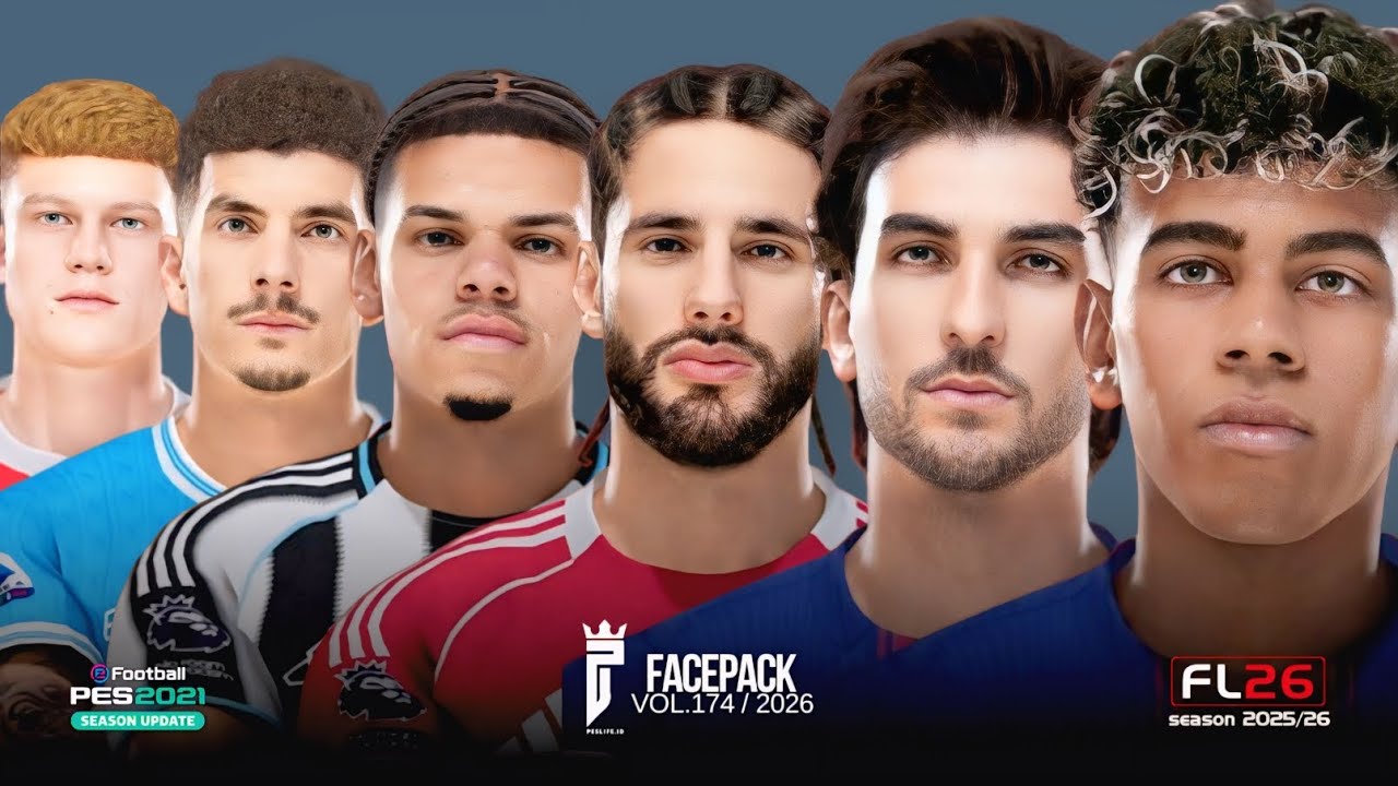 Facepack Update Pes 2021 & FL26 Vol.174 (SIDER) PC