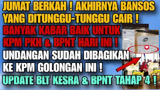 JUMAT BERKAH ! AKHIRNYA BANSOS YANG DITUNGGU CAIR ! UPDATE PKH, BPNT & BANSOS TAMBAHAN & BLT KESRA !