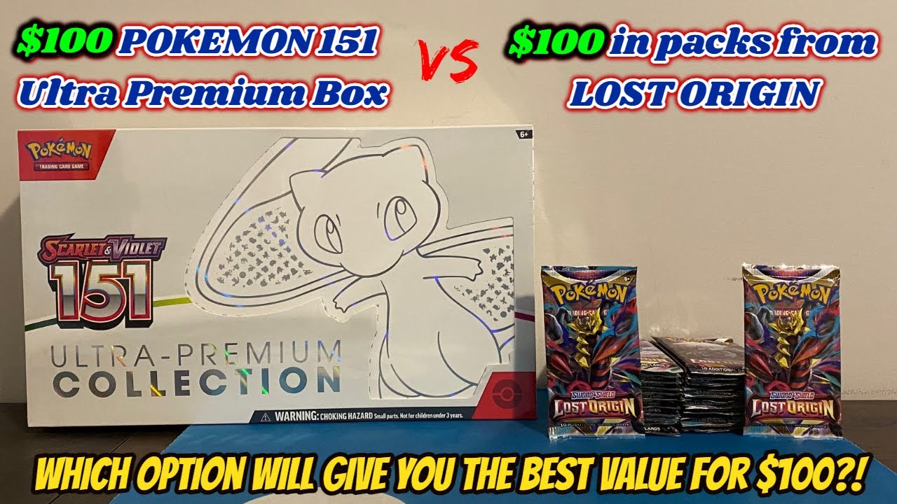 I opened a $100 POKEMON 151 UPC and $120 in LOST ORIGIN PACKS -- Which ...