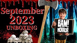 Bam Horror Box September 2023 Autograph Mystery Subscription Box Unboxing & Review