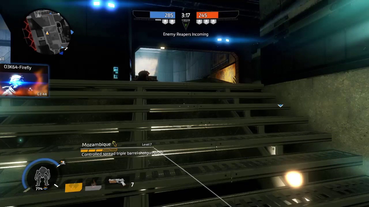 Titanfall 2 Flying Knee Execution