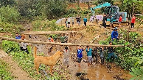 Khởi công cầu Khuổi Bốc chính thức dừng nhận tiền làm cầu hê hế. Nguyễn Tất Thắng