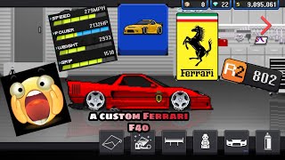 Pixel car racer [the ferrari f40] -