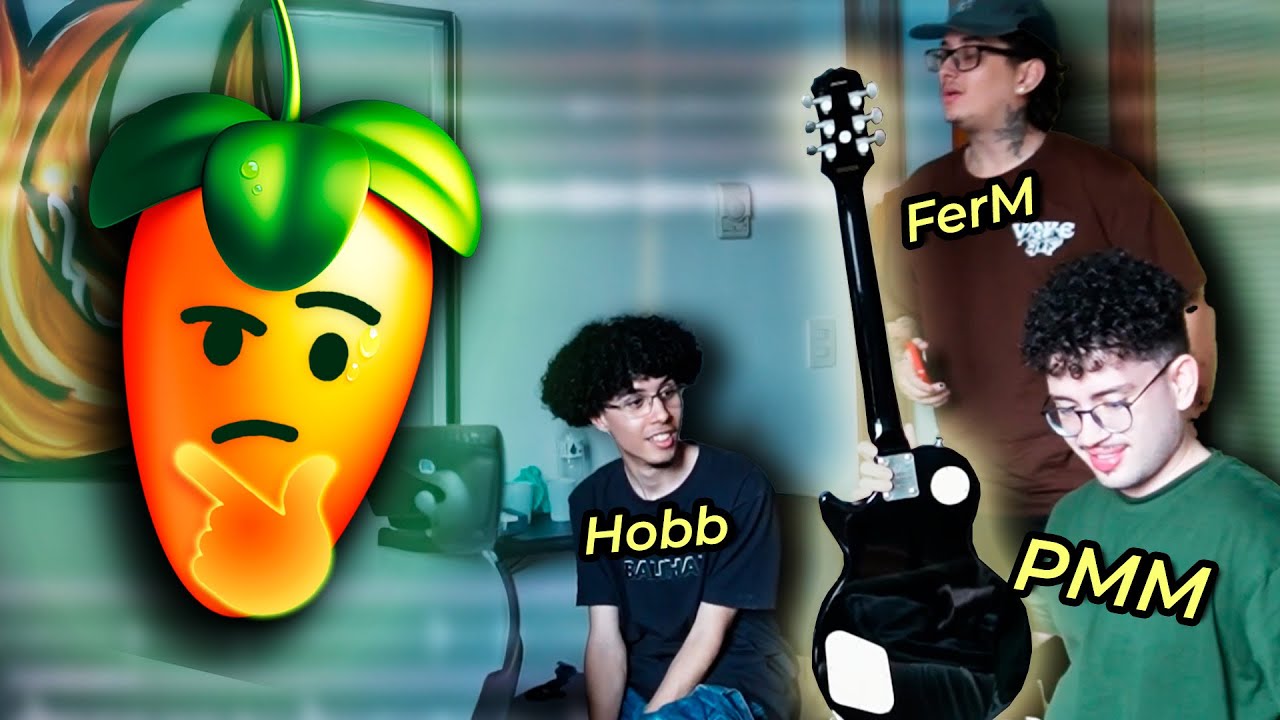 PMM, FerM e Hobb fazendo beats guitarrísticos