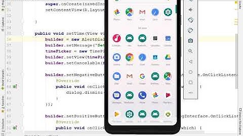 Time Picker and Date Picker Android