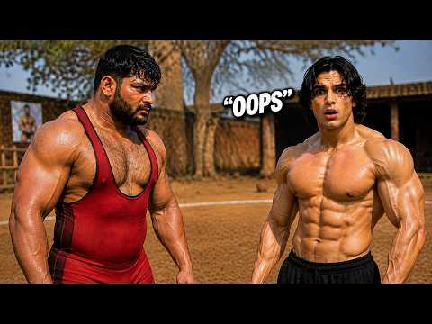 *SHOCKING* Bodybuilder CHALLENGES Desi Pahalwan | Fitness Challenge | Strength Test EP 1