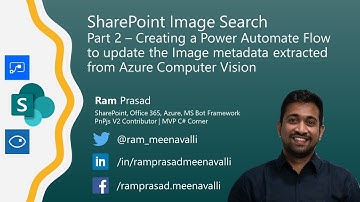 SharePoint Image Search Part 2 – Creating a Power Automate Flow to update image metadata