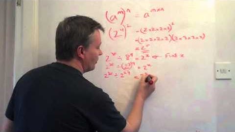 How to use the Rules of Indices 2