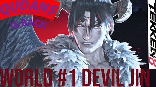 TEKKEN 8 || ☠️ QUDANS ☠️  WORLD #1 DEVIL JIN || JIN KAZAMA VS DEVIL JIN