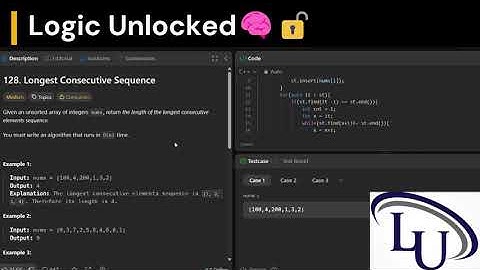 🧠 Longest Consecutive Sequence - Leetcode 128 | C++ DSA | O(n) Set Approach